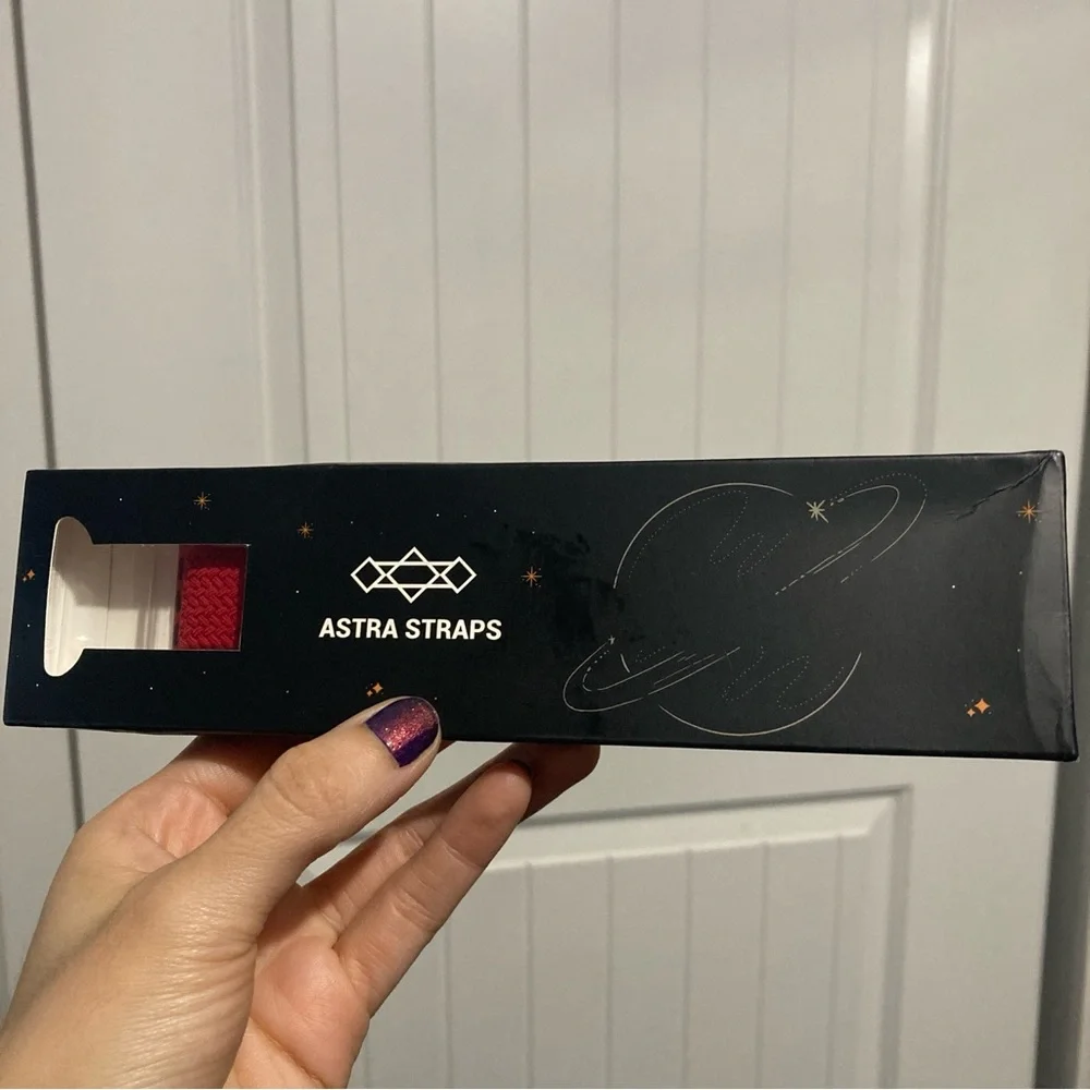 🆕 Red Astra Straps Arceo Braided Loop Band